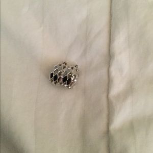 Monet silver clip on earrings